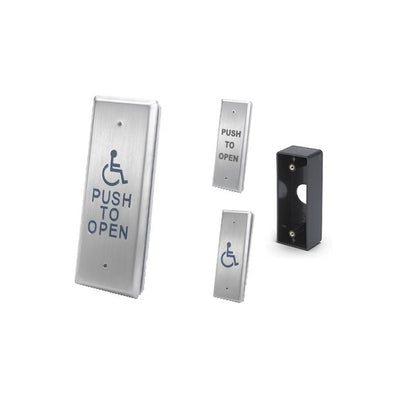 CM25 Narrow DDA Push to Open Button - Smart Access Solutions Ltd