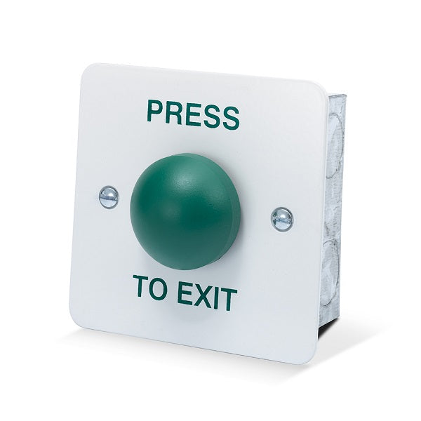 DRB007F-PTE White Press to Exit Button - Smart Access Solutions Ltd