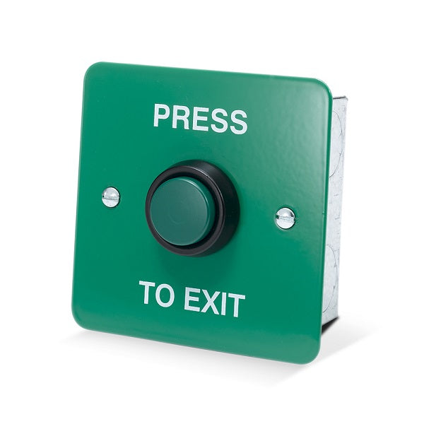 DRB008F Green Press to Exit Button - Smart Access Solutions Ltd