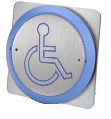 PBT-861BS-B Press to Exit button (Wheelchair Logo) - Smart Access Solutions Ltd